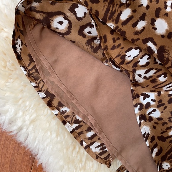 Satin Animal Print Tank by Lush / Size Medium - Picture 7 of 8